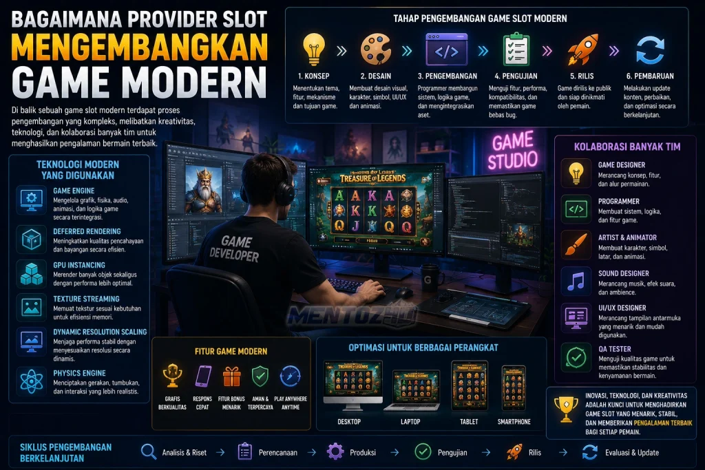 Bagaimana Provider Slot Mengembangkan Game Modern