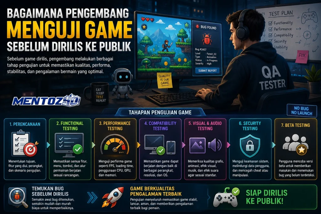 Bagaimana Pengembang Menguji Game Sebelum Dirilis ke Publik