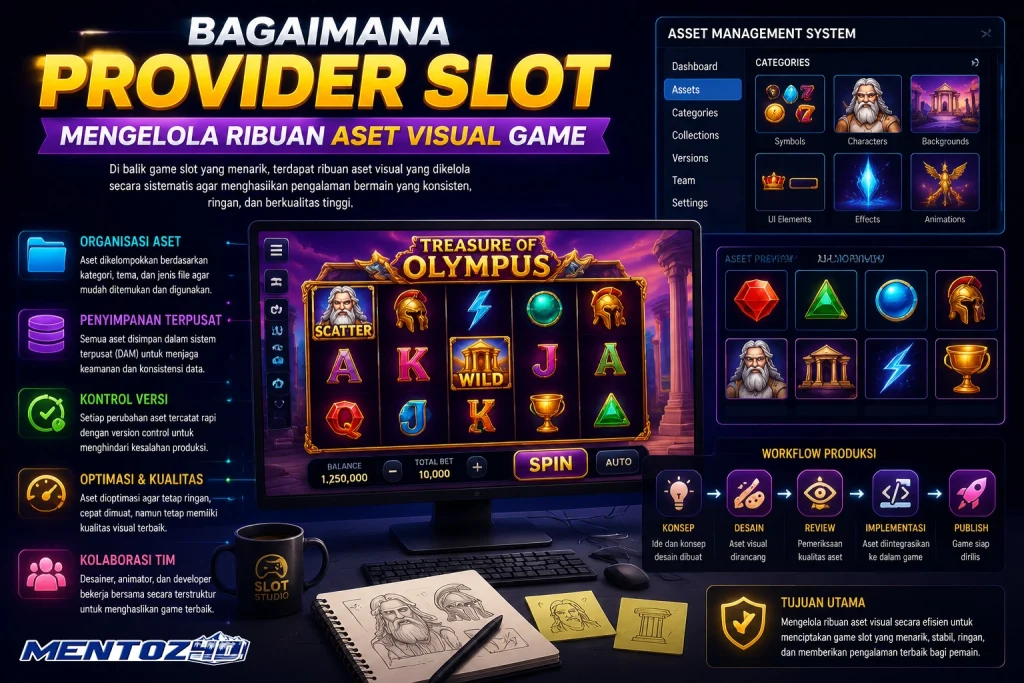 Bagaimana Provider Slot Mengelola Ribuan Aset Visual Game