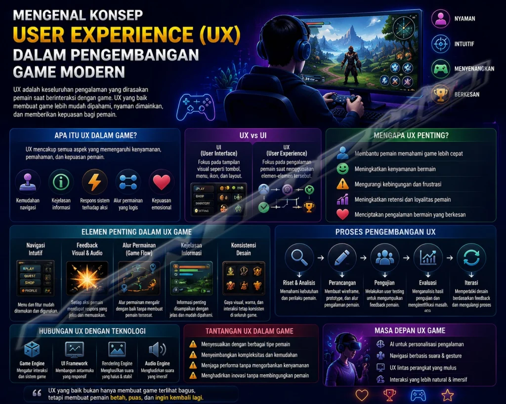Mengenal Konsep User Experience (UX) dalam Pengembangan Game Modern 