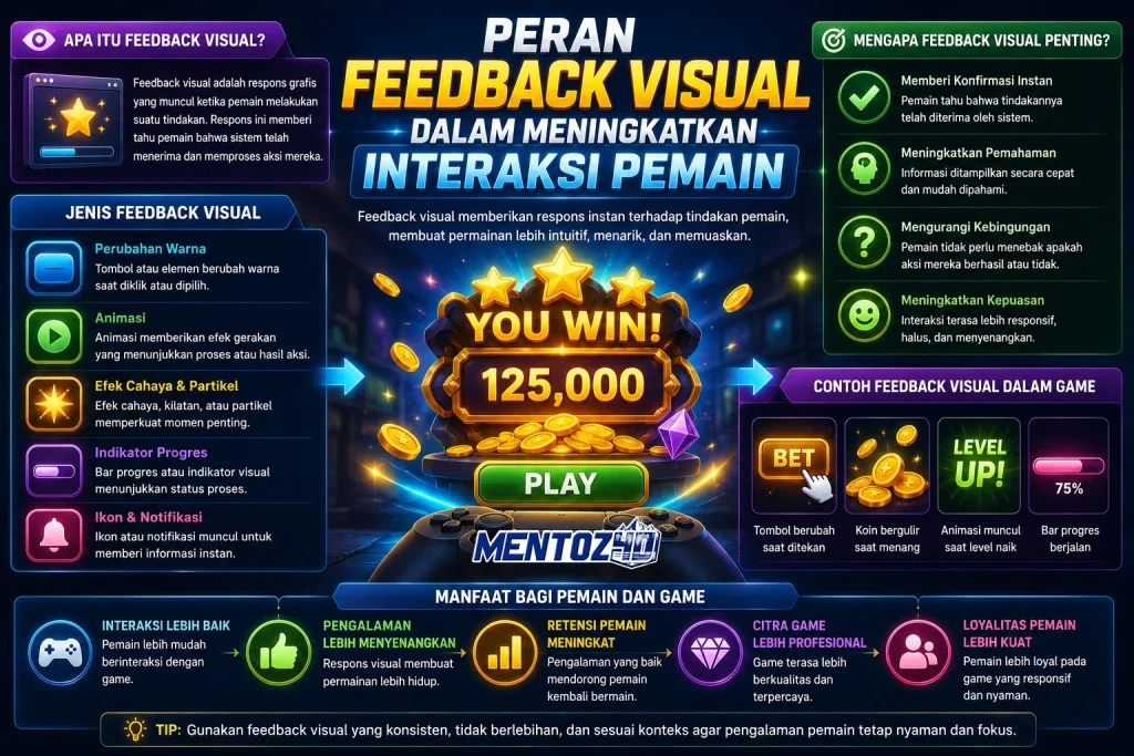 Peran Feedback Visual dalam Meningkatkan Interaksi Pemain