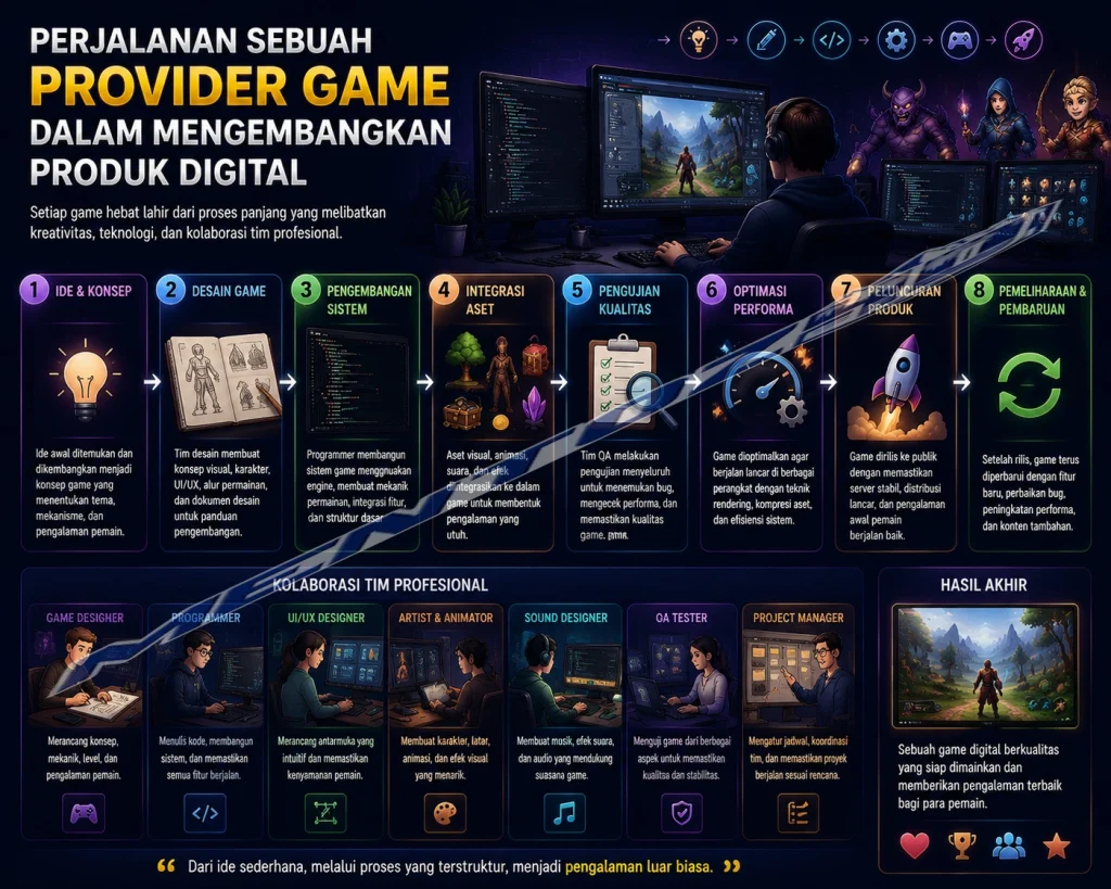 Perjalanan Sebuah Provider Game dalam Mengembangkan Produk Digital