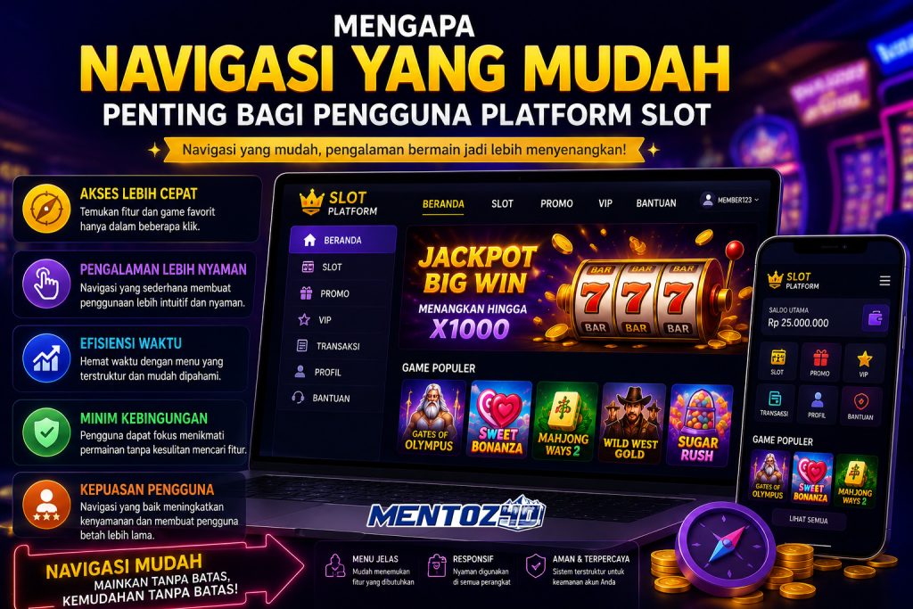 Mengapa Navigasi yang Mudah Penting bagi Pengguna Platform Slot