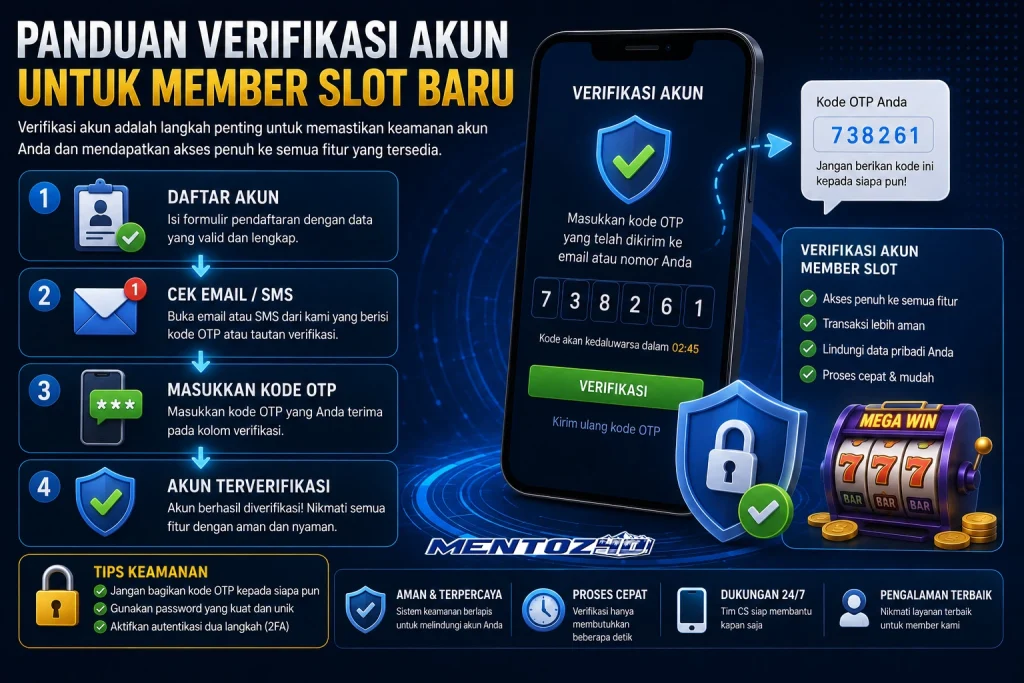 Panduan Verifikasi Akun untuk Member Slot Baru