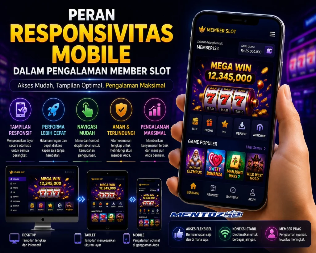 Peran Responsivitas Mobile dalam Pengalaman Member Slot